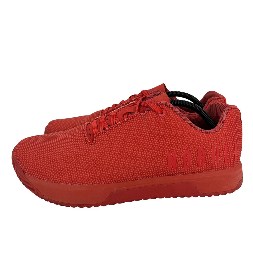 NOBULL‎ Shoes Mens Size 12.5 Trainers Red Mesh Athletic Sneakers CrossFit Gym